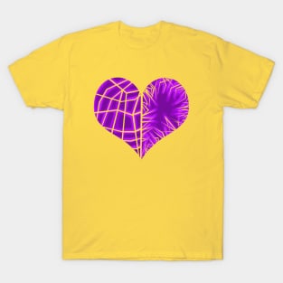 Purple Broken Hearts - Cuts & Scratch T-Shirt